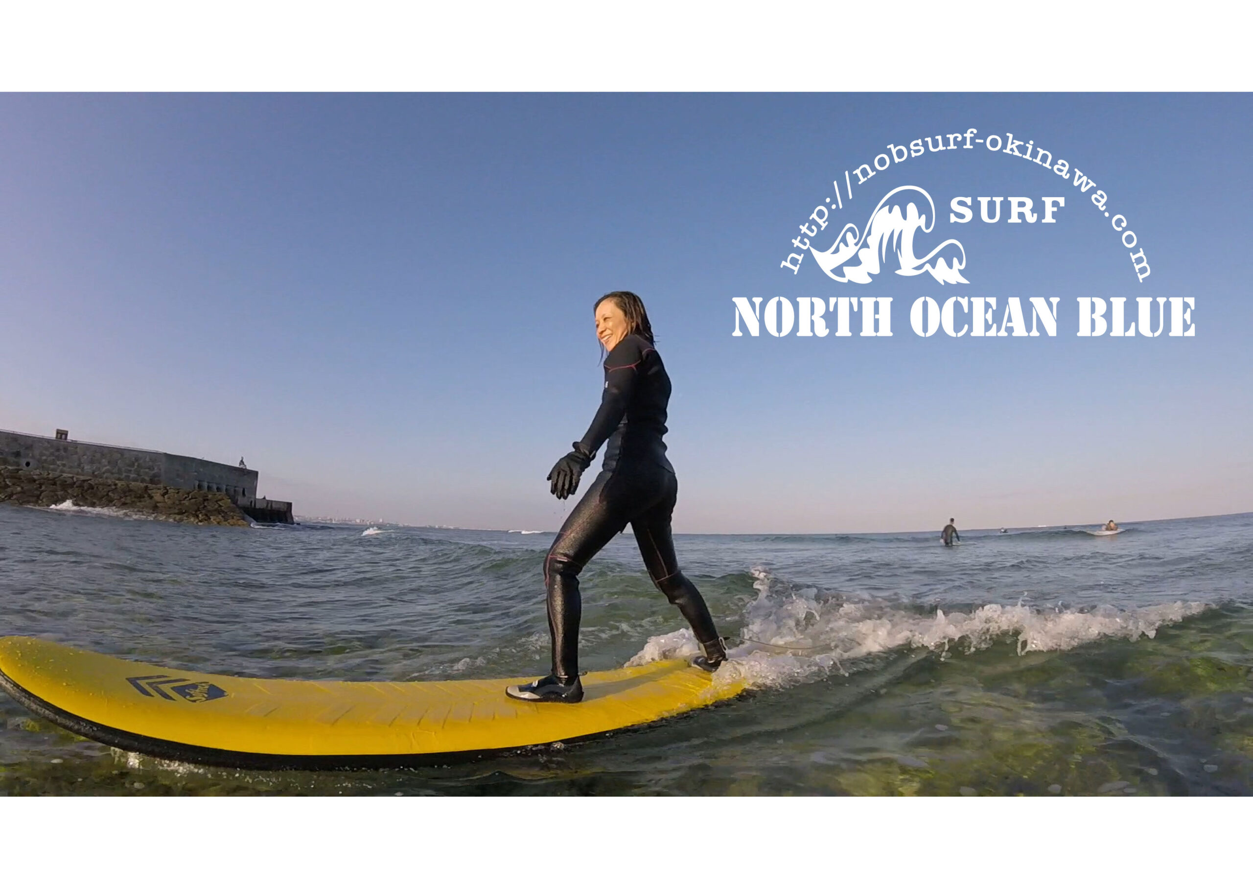 波も腿くらいで 面は無風で面ツル 前半は貸切～♬ こんな最高なコンデ